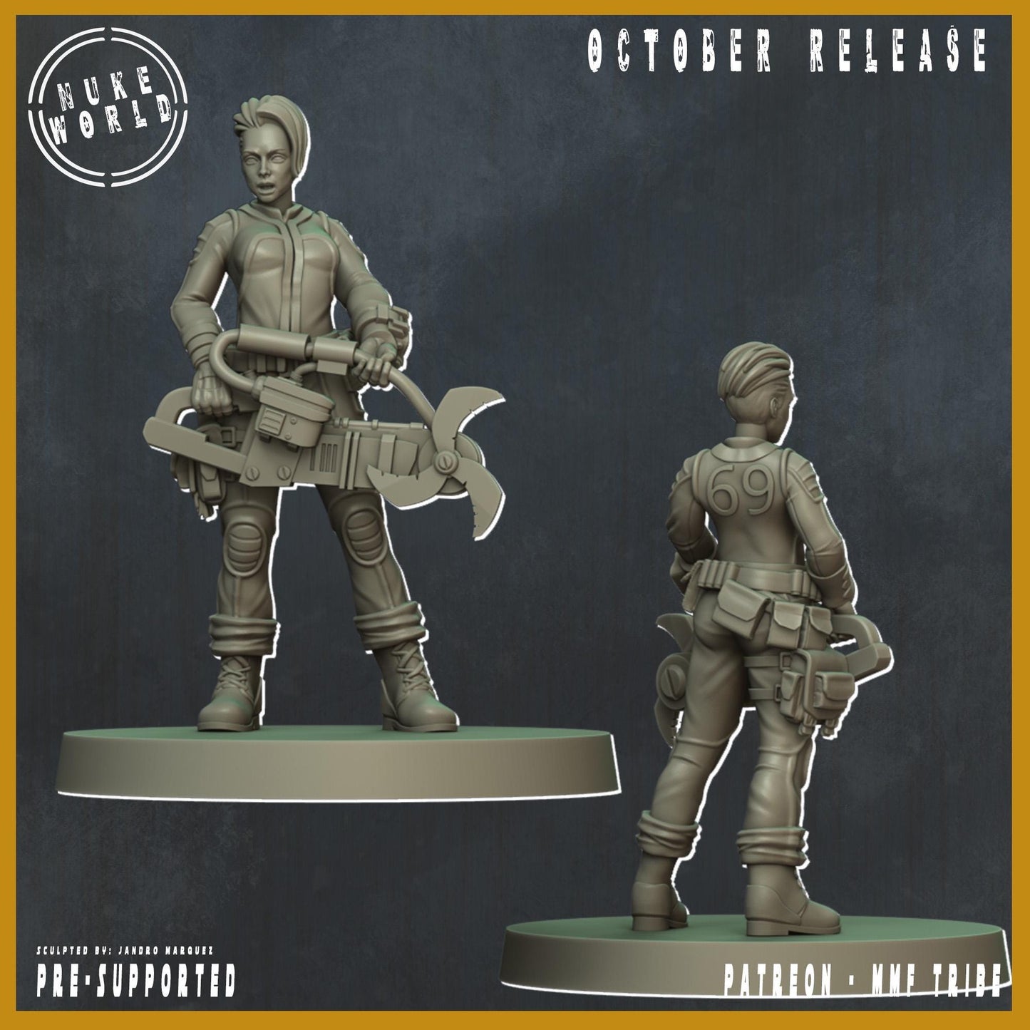 Explorer 09 - Nukeworld (Sculpted by Jandro Miniatures)