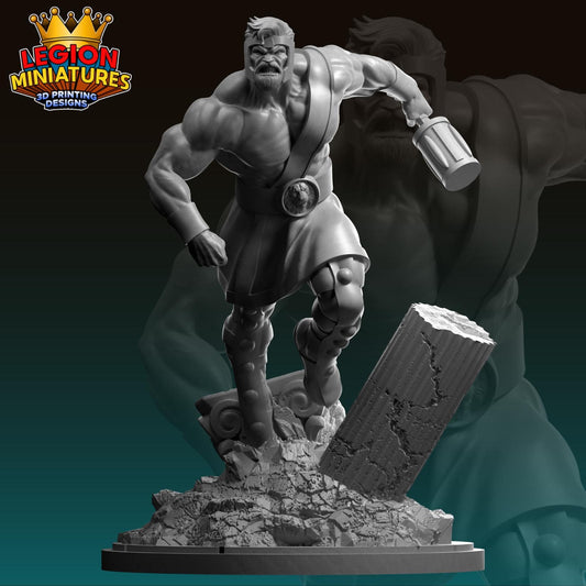 Hercules Fan Art 40mm Miniature (Sculpted by Legion Miniatures) (Crisis Protocol Proxy/Alternative)