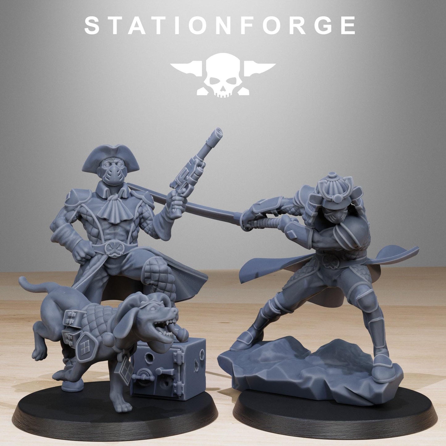 Grim Corps Jesters - set of 10 (sculpted by Stationforge)