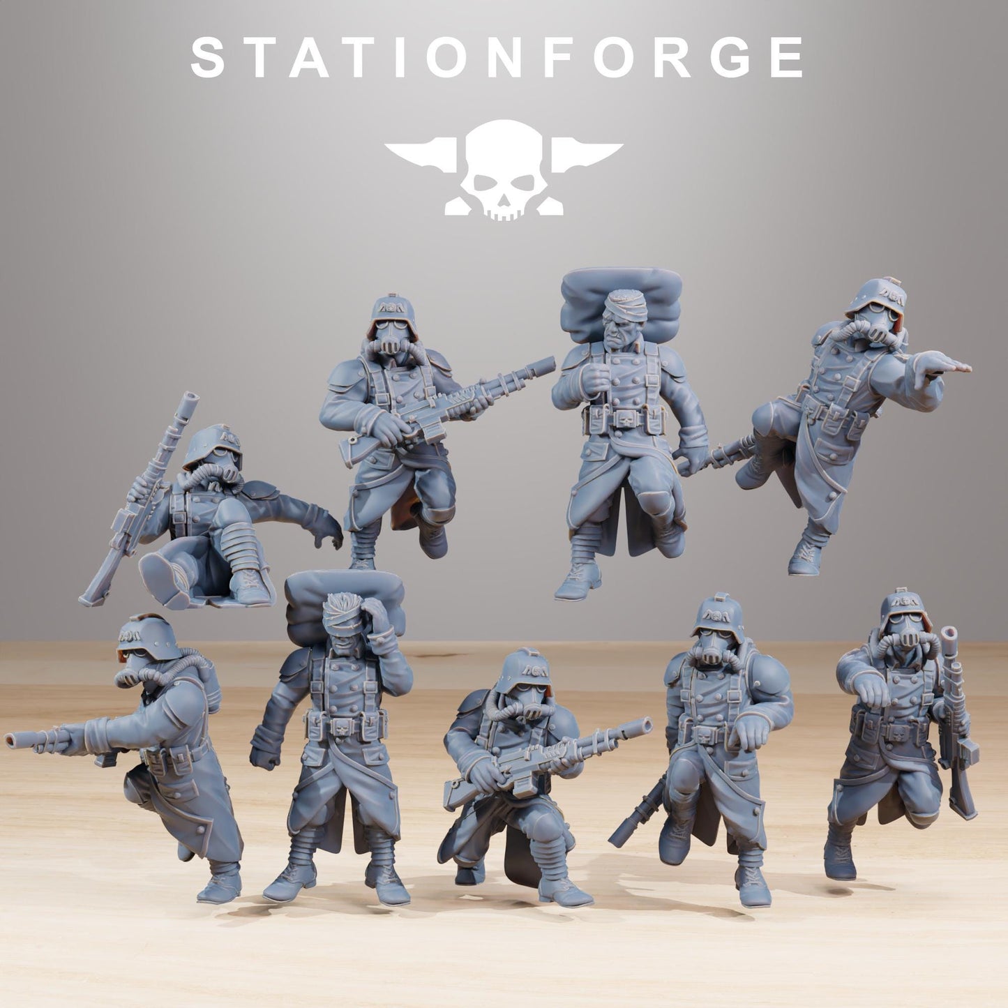 Grim Guard Trench Terrain System - Multi-listing (sculpted by Stationforge)