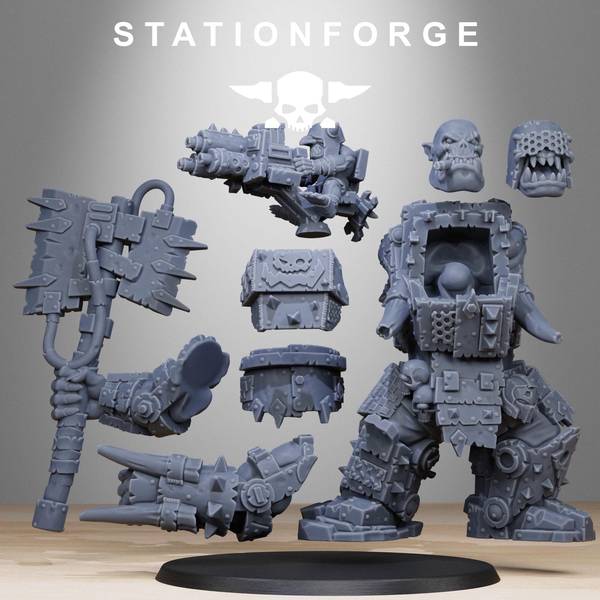 Orkaz Commander (sculpted by Stationforge)