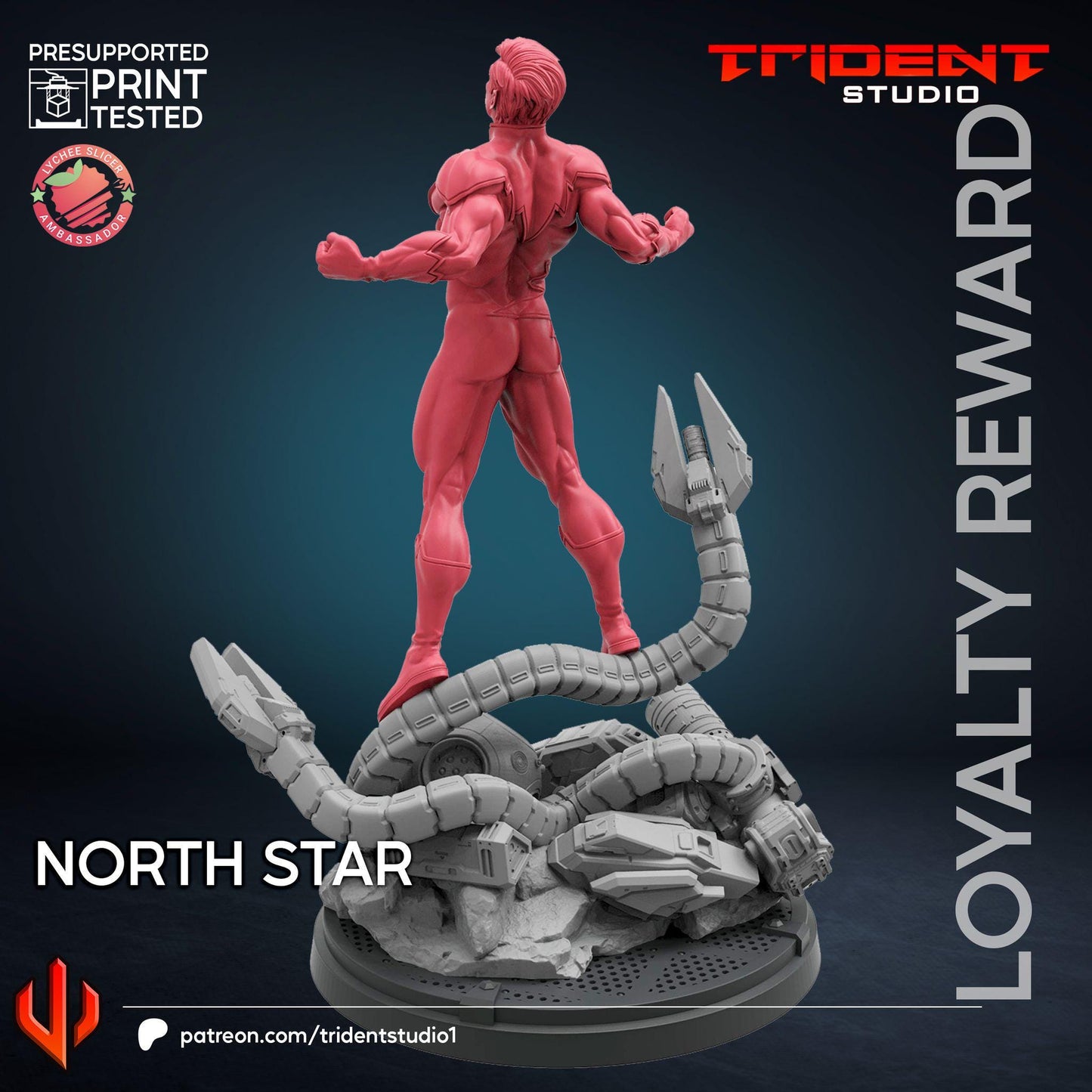 Northstar (Fan art sculpted by Trident Studio) (Crisis Protocol Proxy/Alternative)