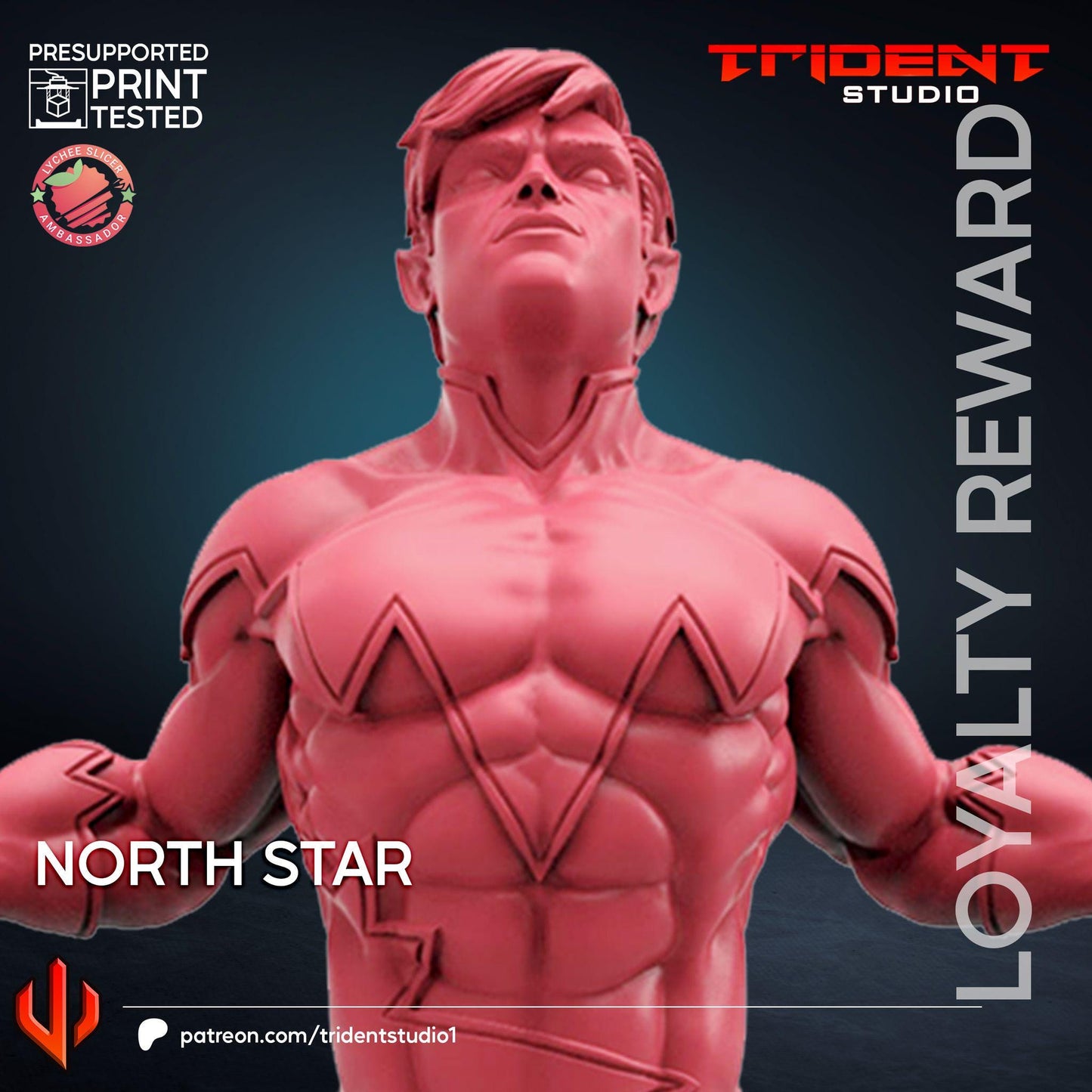Northstar (Fan art sculpted by Trident Studio) (Crisis Protocol Proxy/Alternative)