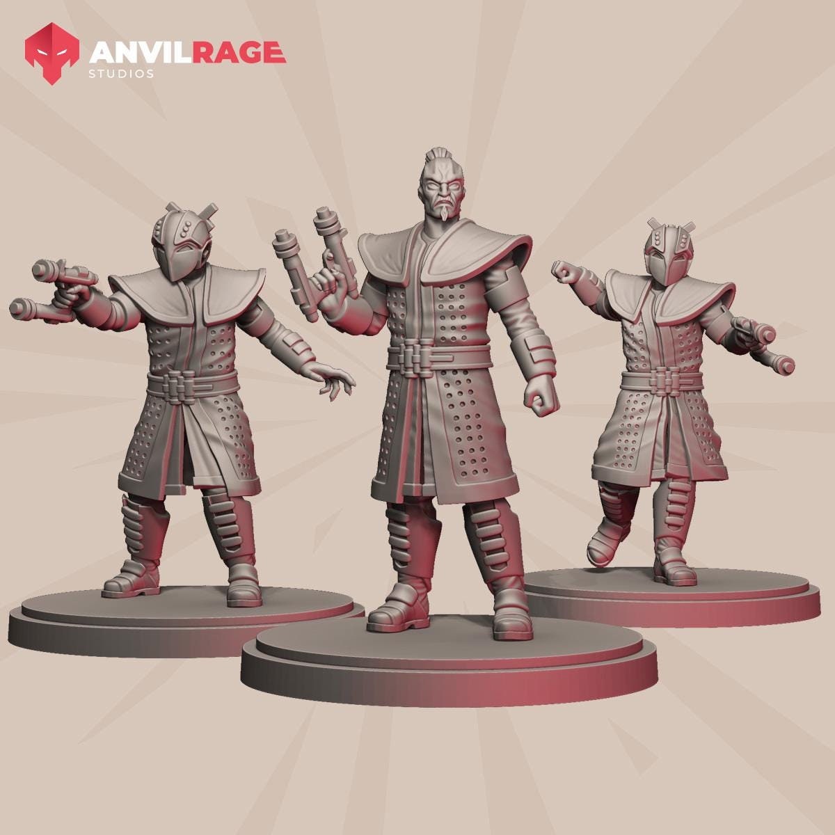 Dark Sun Enforcers - set of 3 (Sculpted by Anvilrage Studios)