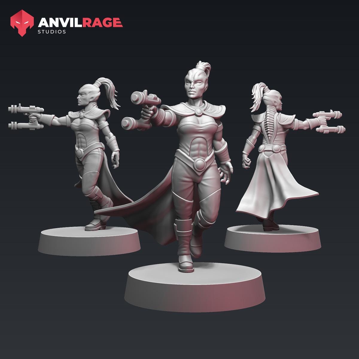 Dark Sun Dame (Sculpted by Anvilrage Studios)