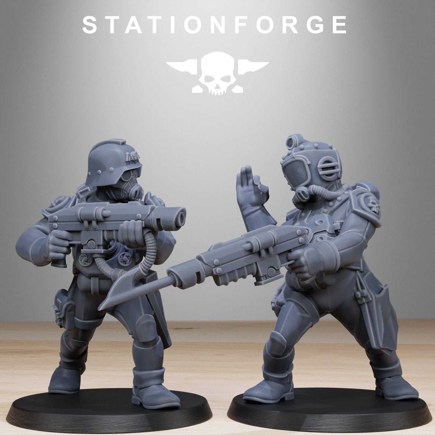 Grim Guard Divers - set of 10 (sculpted by Stationforge)