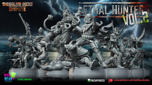 Lethal Hunters Volume 2 - Set of 8 (Sculpted by War Bear Studios)