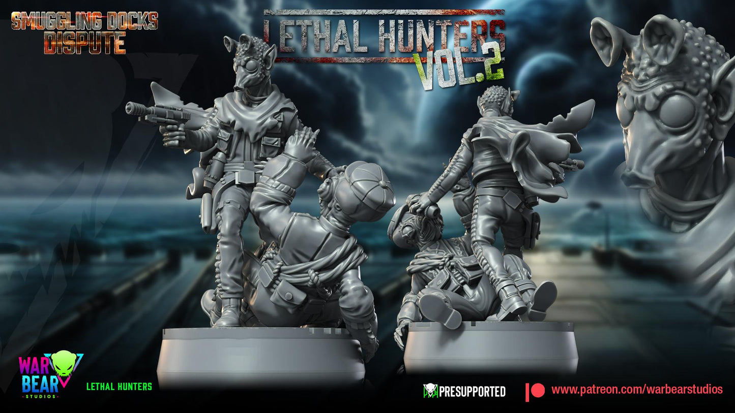 Lethal Hunters Volume 2 - Set of 8 (Sculpted by War Bear Studios)