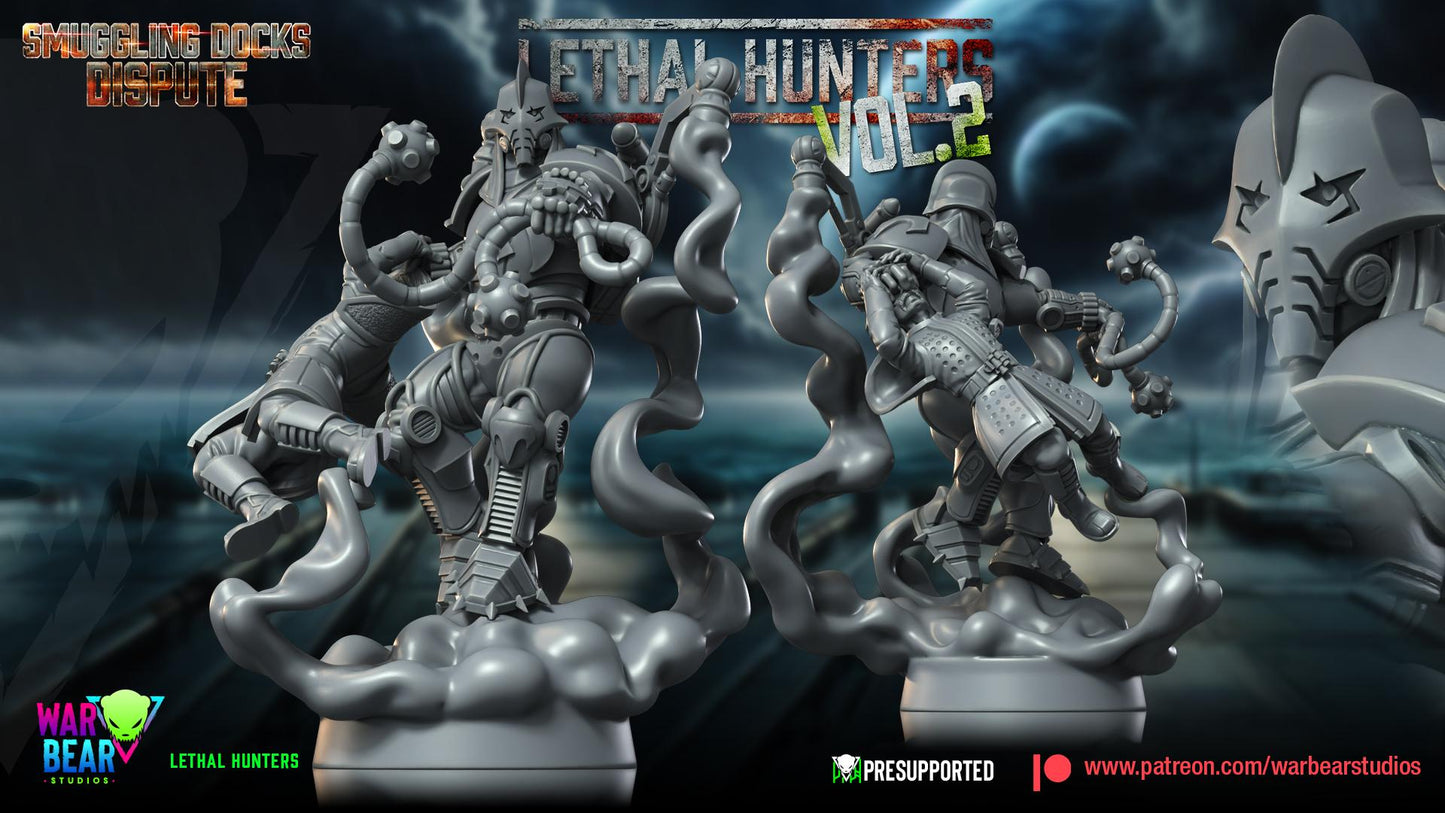 Lethal Hunters Volume 2 - Set of 8 (Sculpted by War Bear Studios)