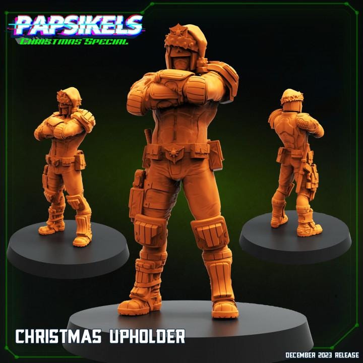 Christmas Upholder (sculpted by Papsikels)
