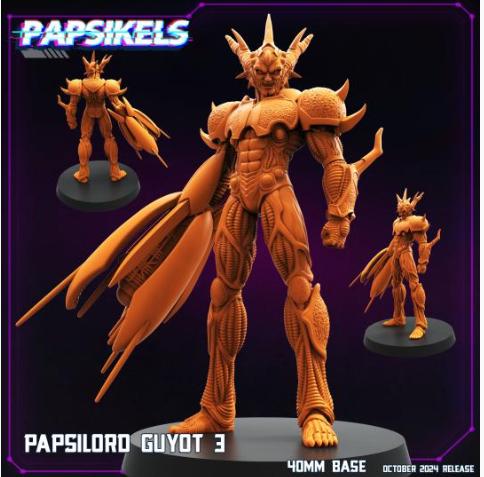 Papsilord Guyat 3 - Cyberpunk Miniature (sculpted by Papsikels)