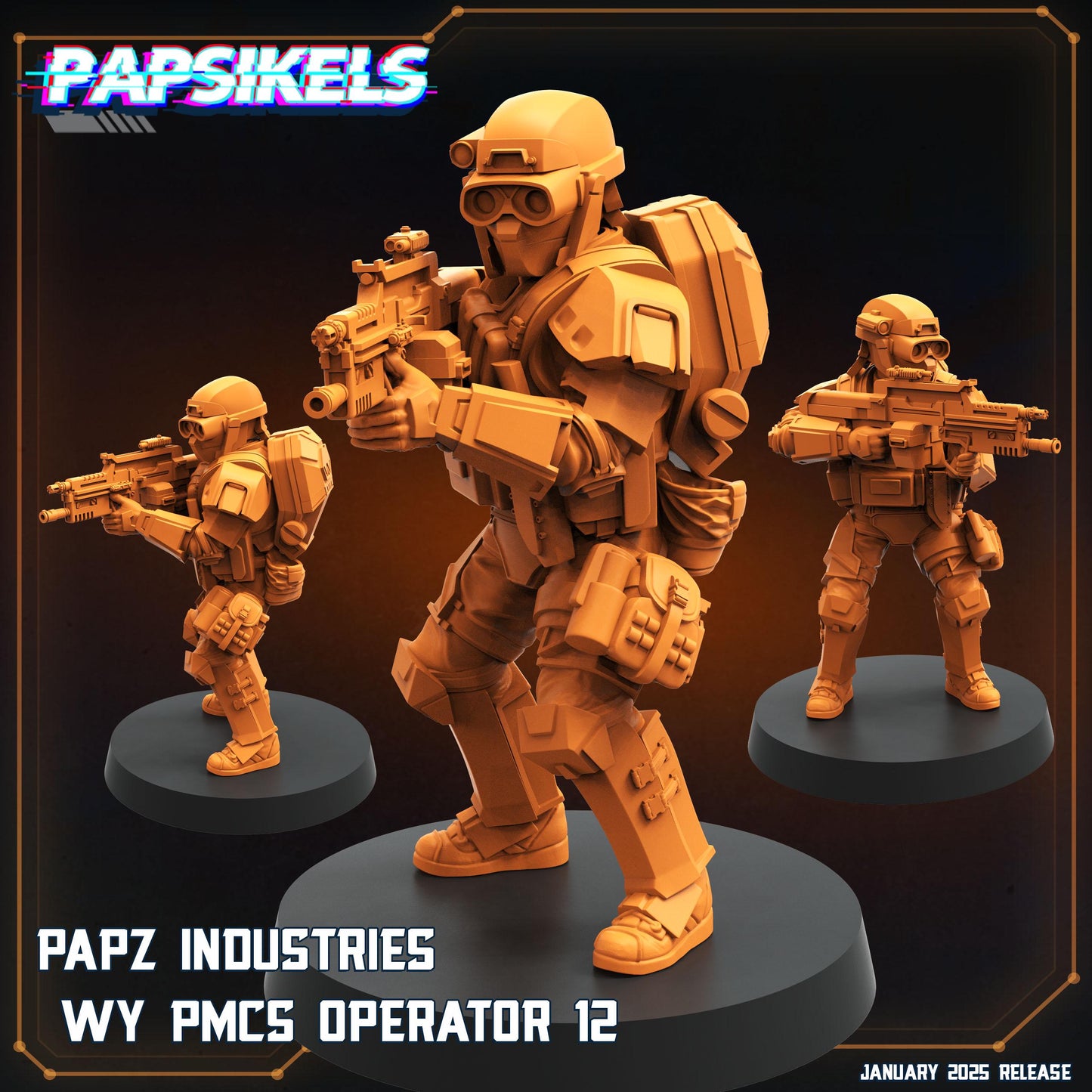 Papz Industries WY PMCS Operator - 12 (sculpted by Papsikels)