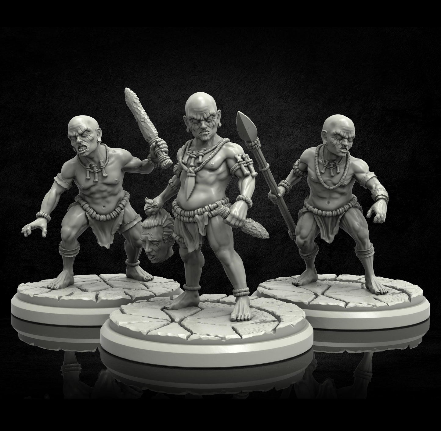 Tcho Tcho - set of 3 (sculpted by Adaevy Creations)