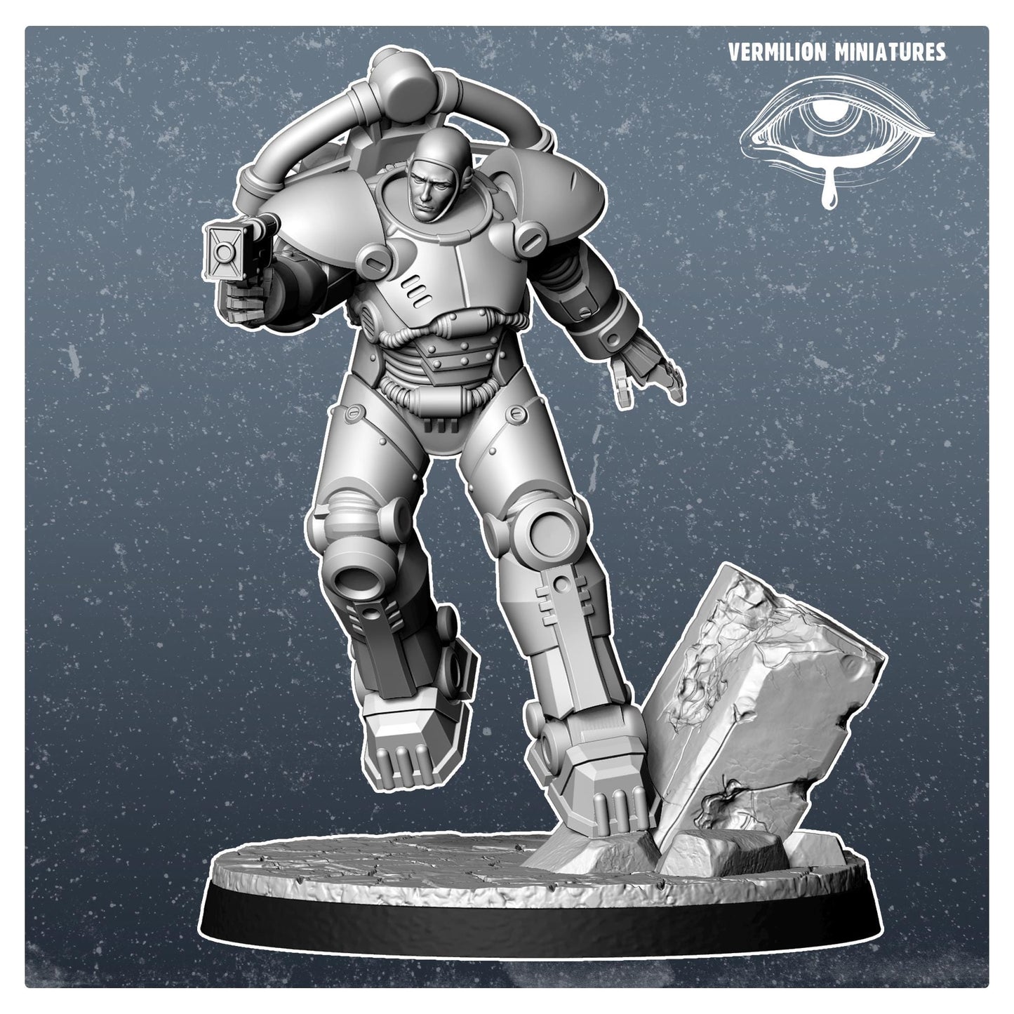 Heavy Armour 1 - Steel Rising 2 (1 miniature) (Sculpted by Vermillion Miniatures)
