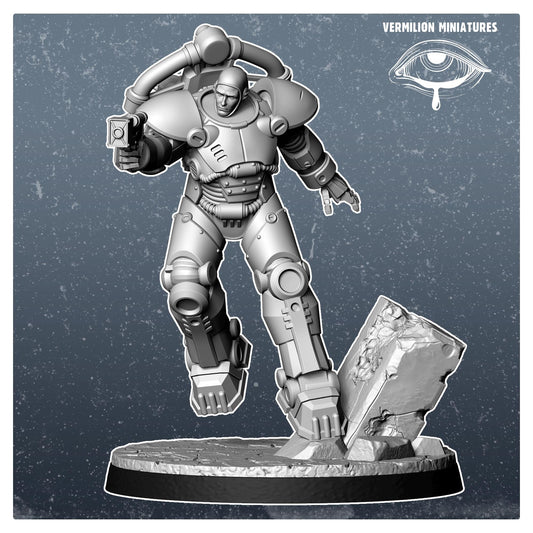 Heavy Armour 1 - Steel Rising 2 (1 miniature) (Sculpted by Vermillion Miniatures)