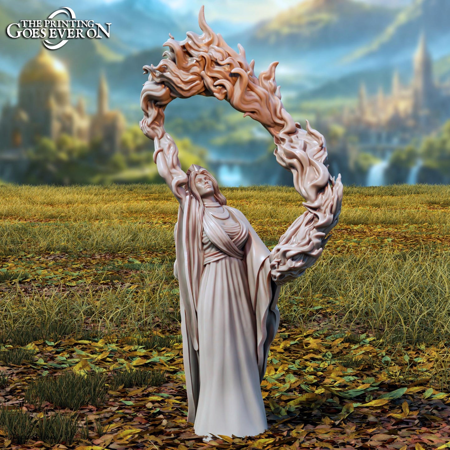 Aralis, Goddess of Light - Tales of the Radian Shores (sculpted by Print Goes Ever On)
