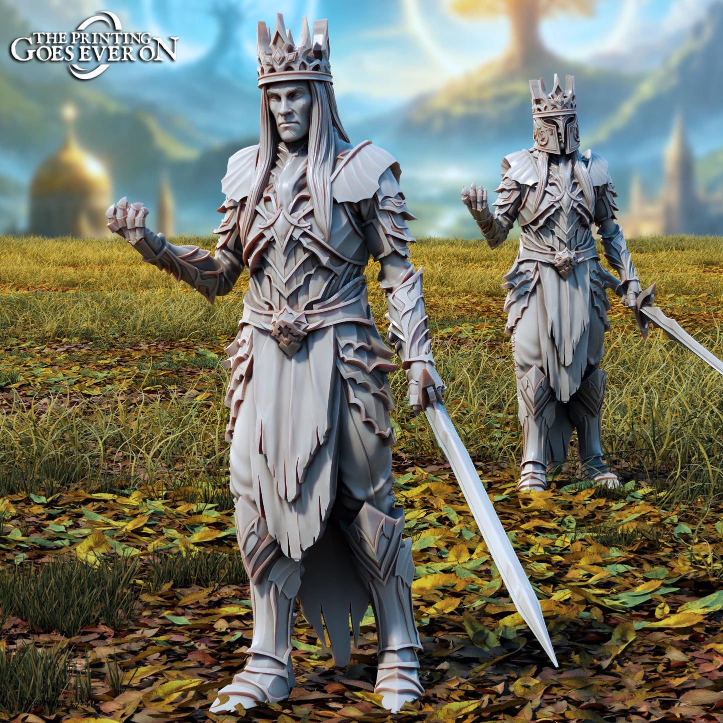 Maldrath, Keeper of Shadows - Tales of the Radian Shores (sculpted by Print Goes Ever On)