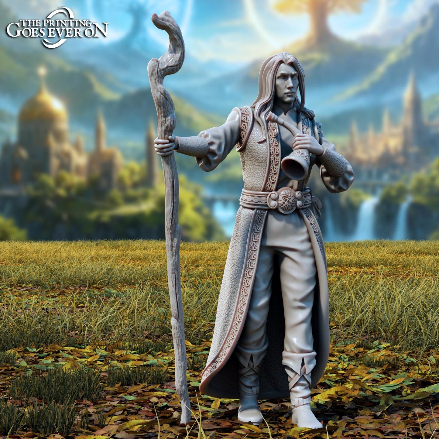 Orynthar, God of the Hunt - Tales of the Radian Shores (sculpted by Print Goes Ever On)