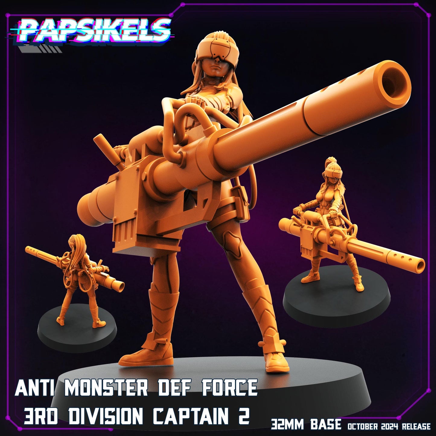 Anti-Monster Def Force - 3rd Division Captain 2 (Sculpted by Papsikels)