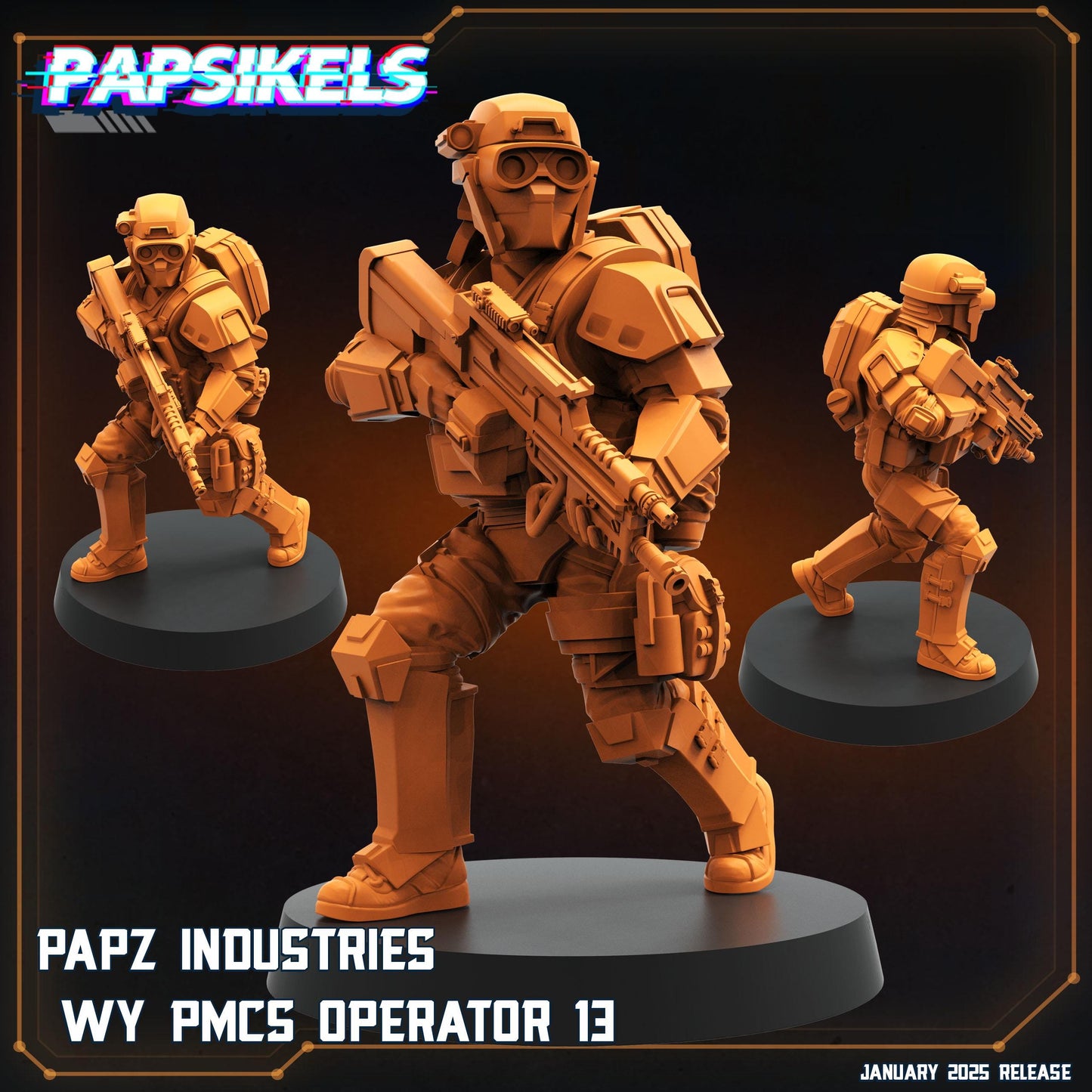 Papz Industries WY PMCS Operator - 13 (sculpted by Papsikels)