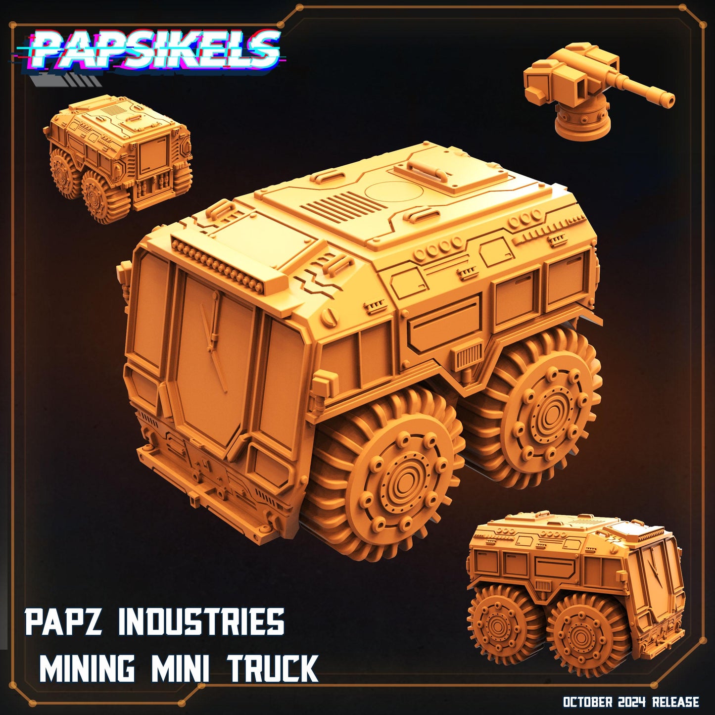 Papz Industries Mining Mini Truck - Mk 1 (sculpted by Papsikels)