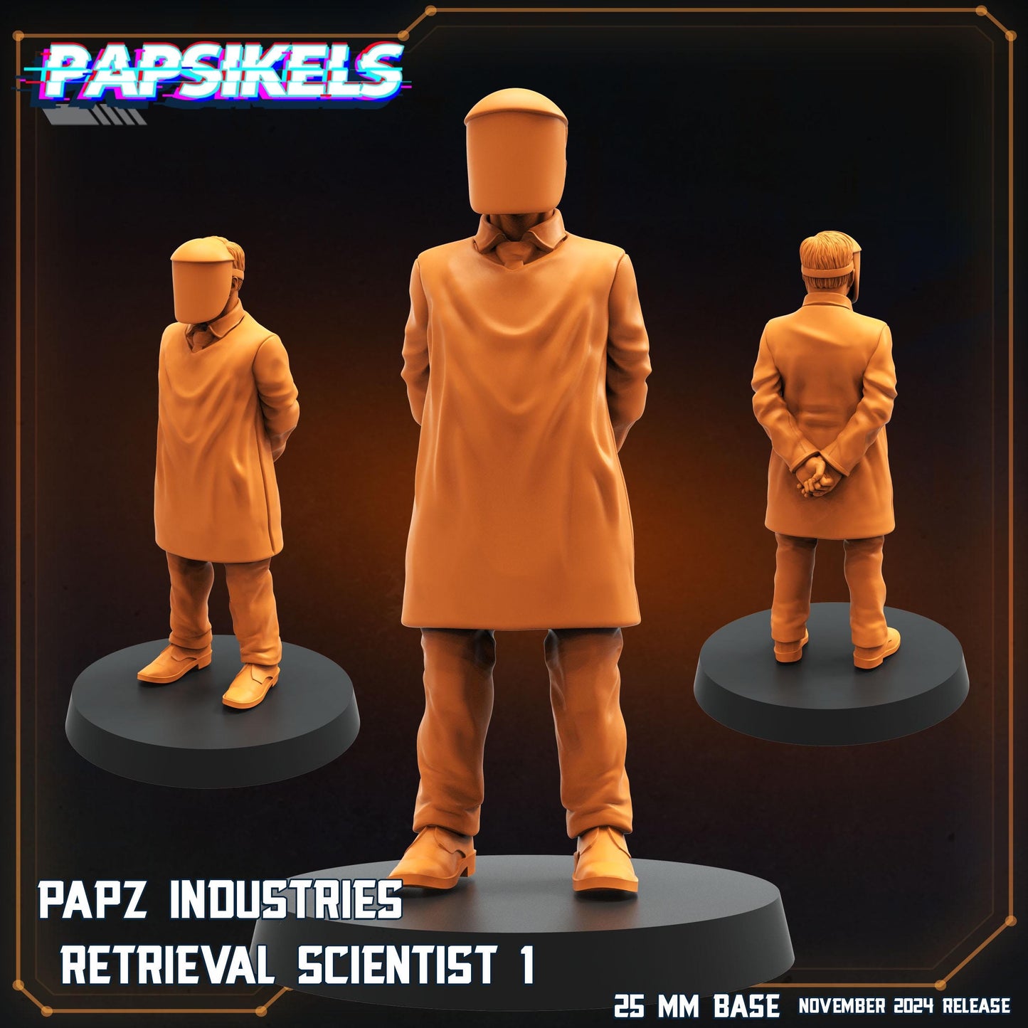 Papz Industries Retrieval Scientists (sculpted by Papsikels)