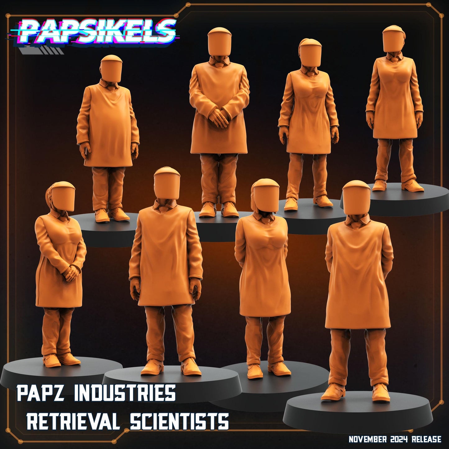 Papz Industries Retrieval Scientists (sculpted by Papsikels)