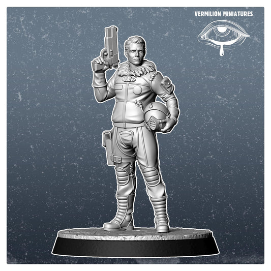 Pilot 1 - Steel Rising 2 (1 miniature) (Sculpted by Vermillion Miniatures)
