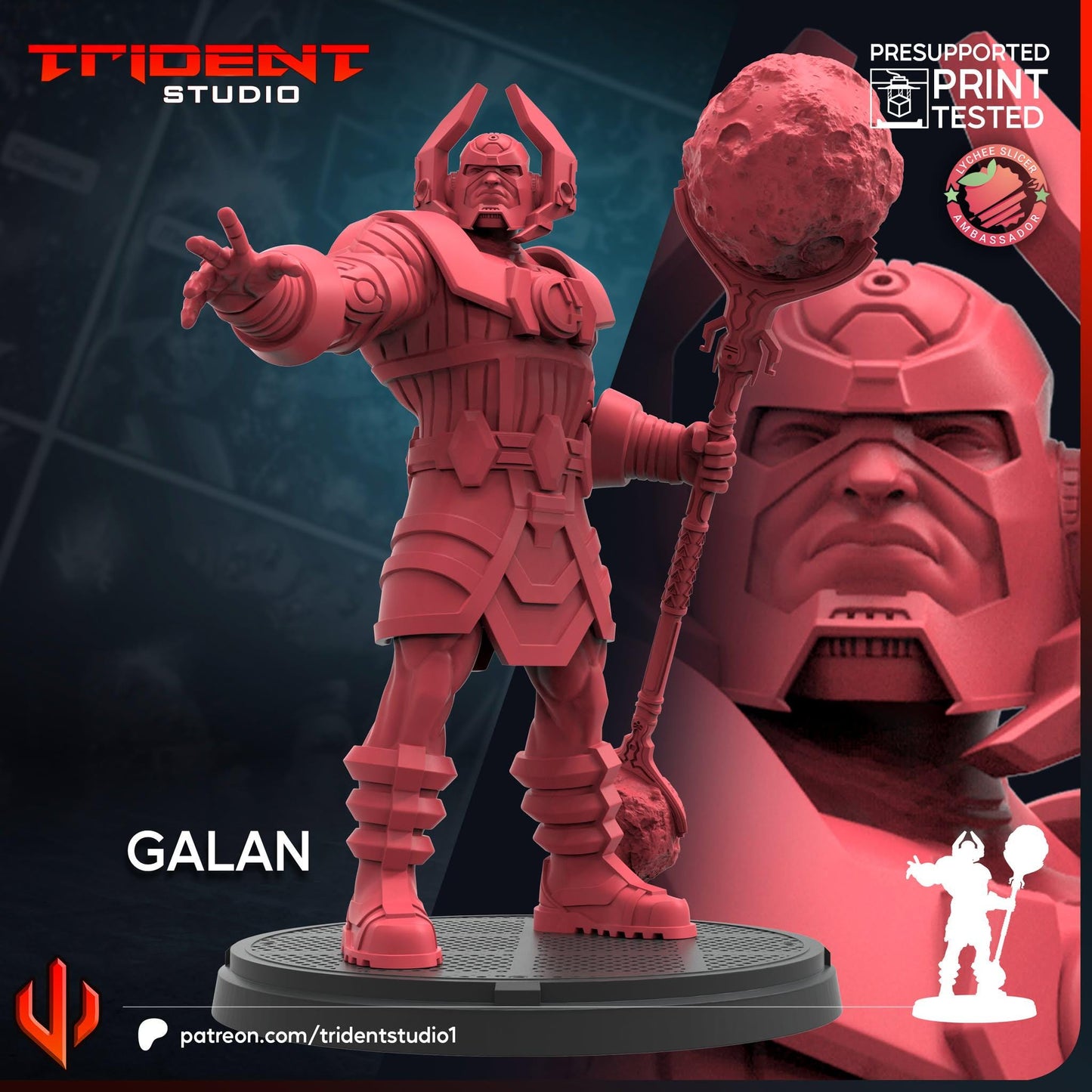 Galan (Fan art sculpted by Trident Studio) (Crisis Protocol Proxy/Alternative)