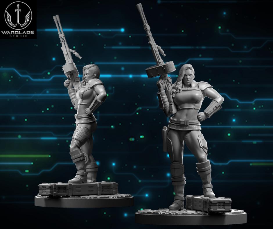 Cara Dune - Fan Art (sculpted by Warblade Studios)