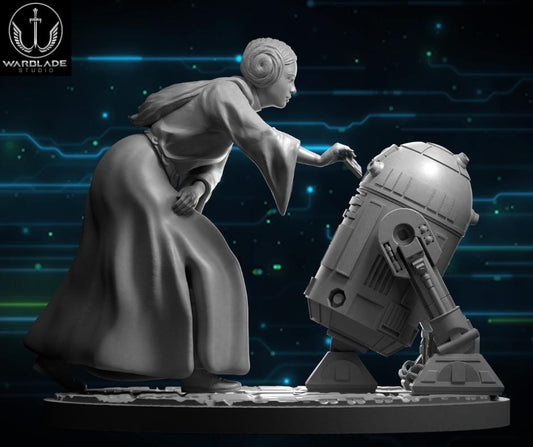Leia - Fan Art (sculpted by Warblade Studios)