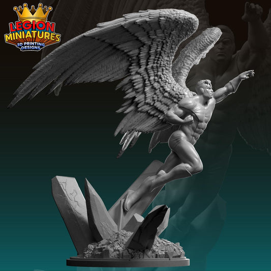 Angel - Fan Art 40mm Miniature (Sculpted by Legion Miniatures) (Crisis Protocol Proxy/Alternative)