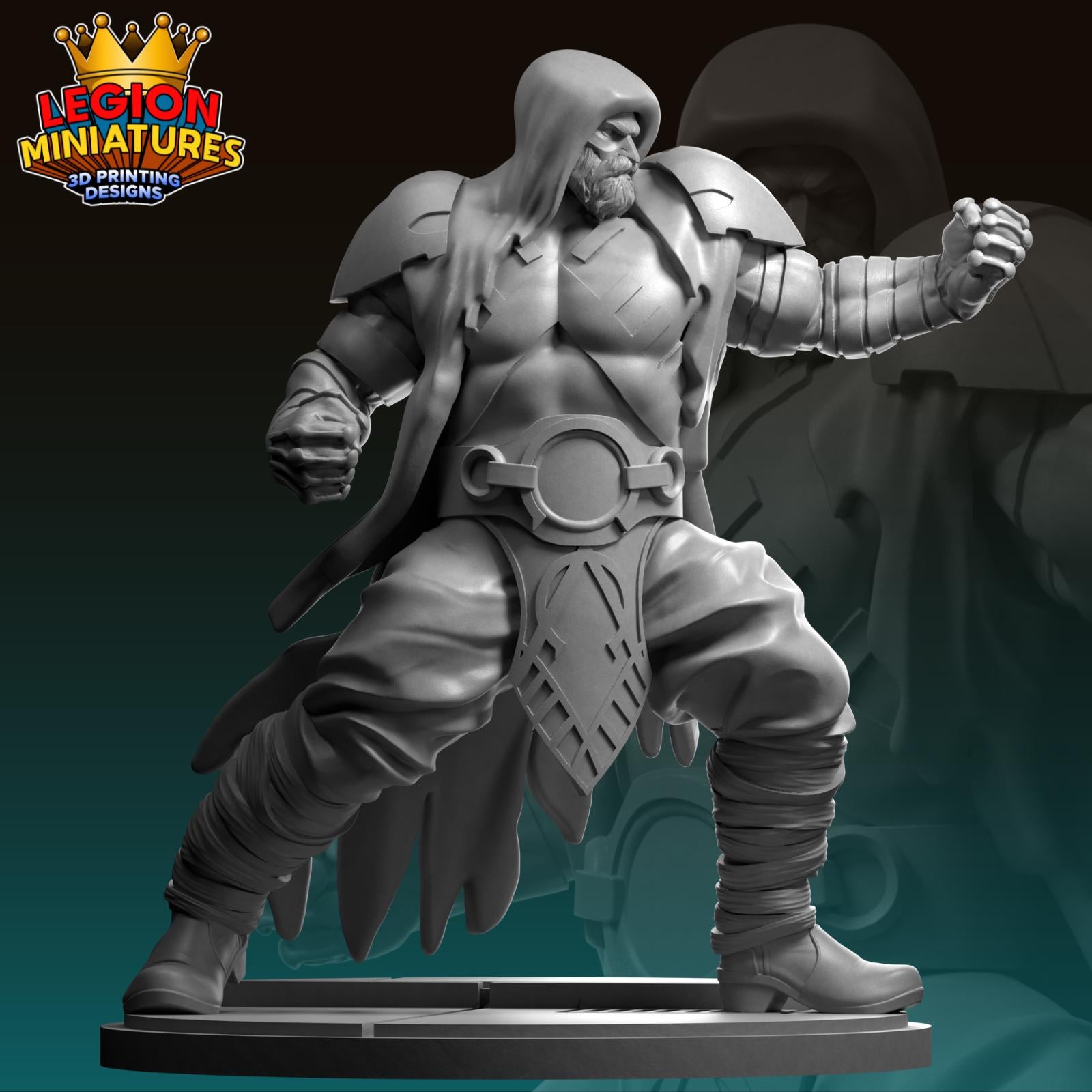 Colossus Horseman - Fan Art 40mm Miniature (Sculpted by Legion Miniatures) (Crisis Protocol Proxy/Alternative)