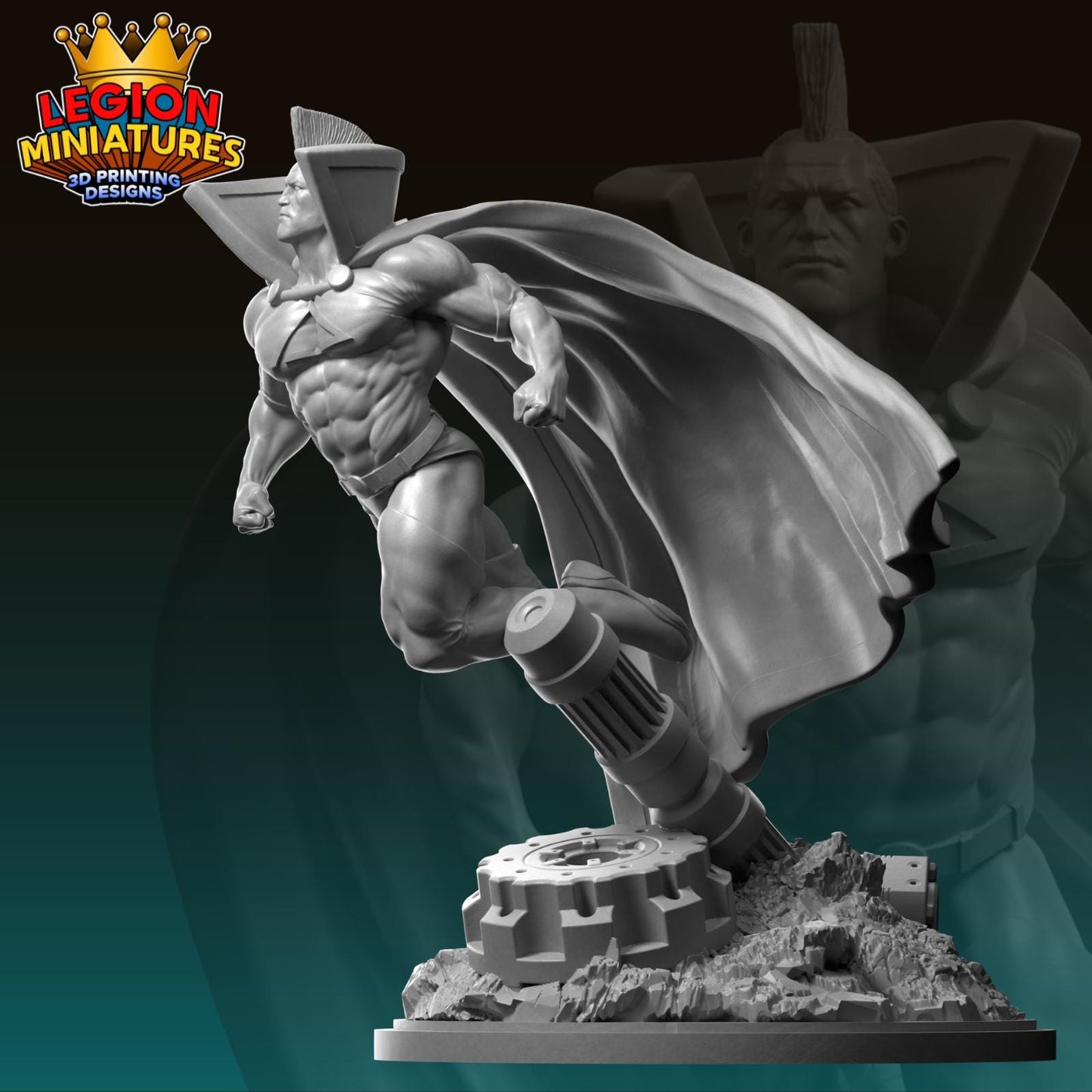 Gladiator - Fan Art 40mm Miniature (Sculpted by Legion Miniatures) (Crisis Protocol Proxy/Alternative)