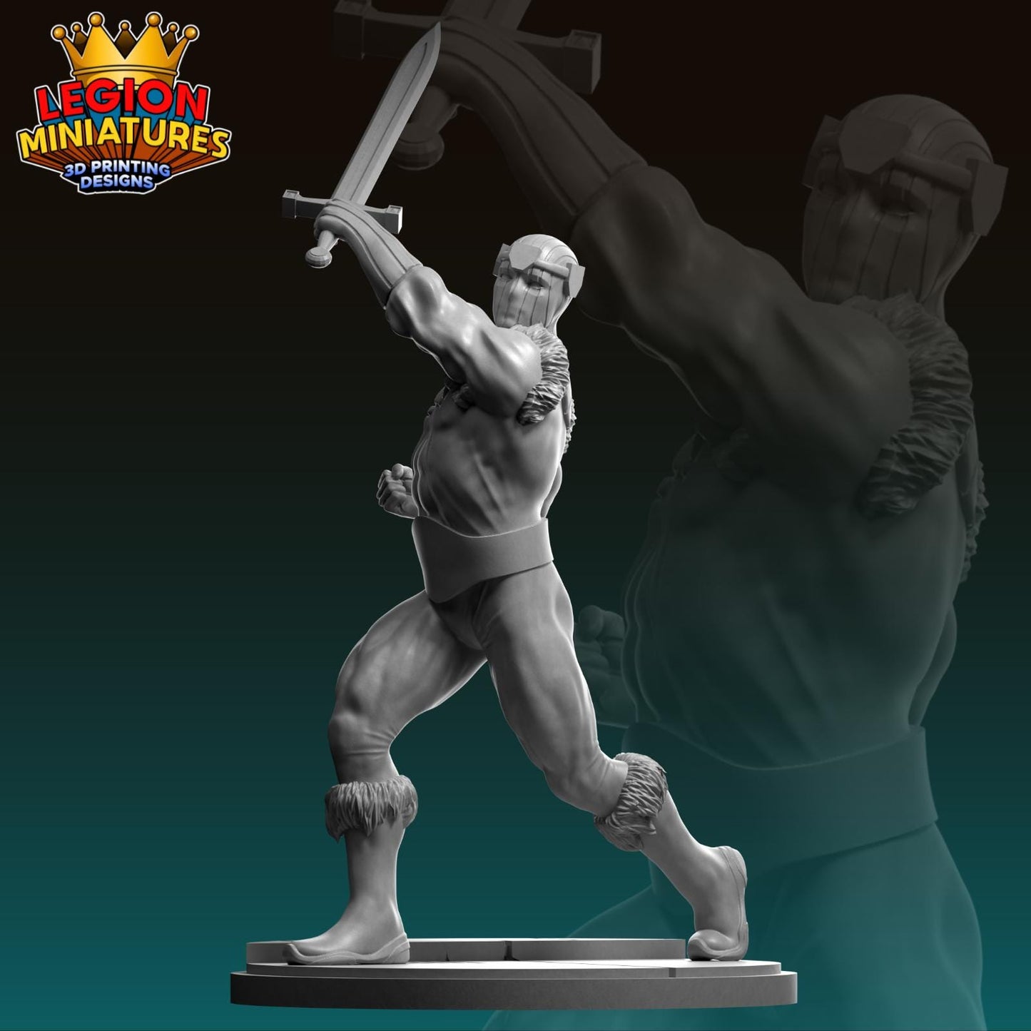 Zemo - Fan Art 40mm Miniature (Sculpted by Legion Miniatures) (Crisis Protocol Proxy/Alternative)