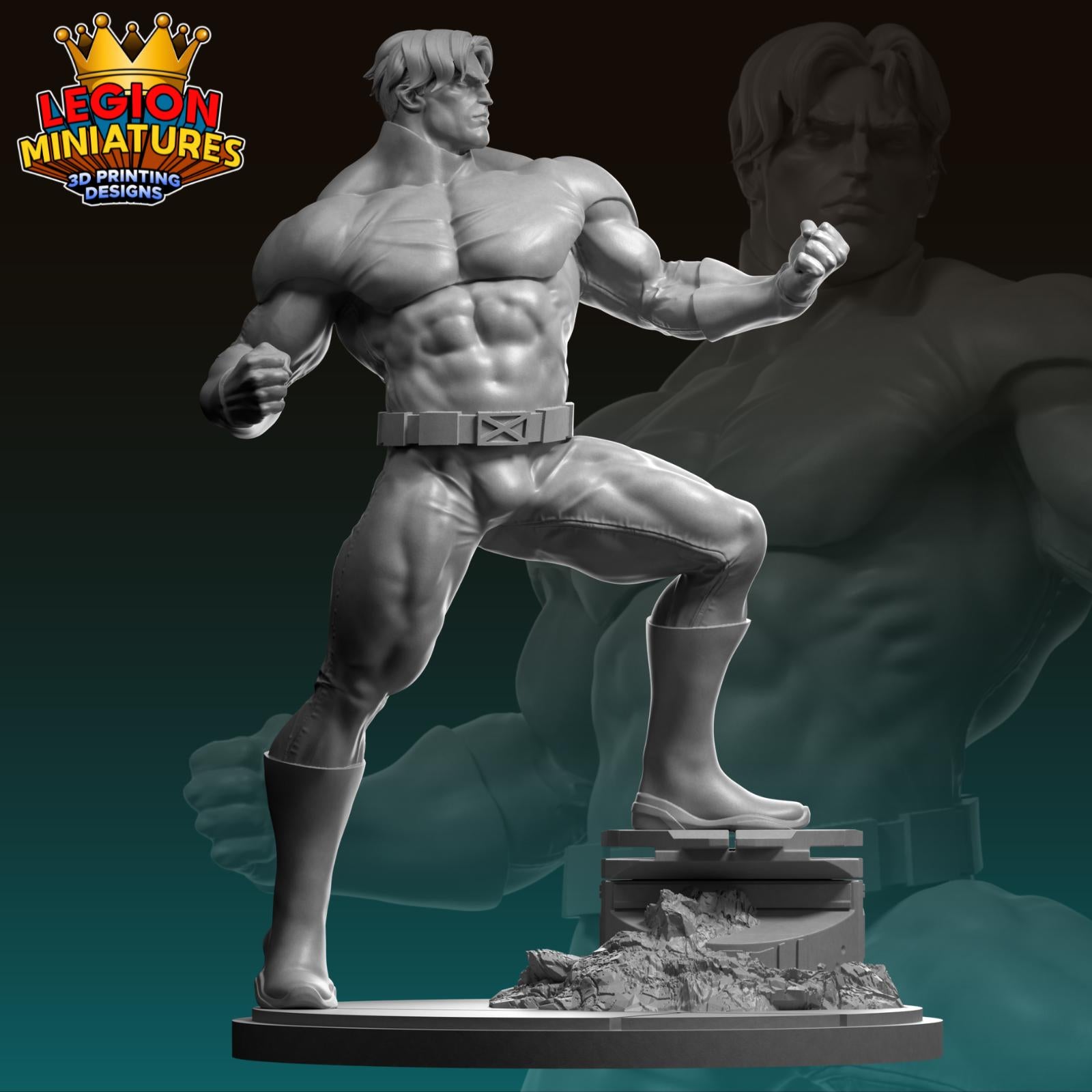 Vulcan - Fan Art 40mm Miniature (Sculpted by Legion Miniatures) (Crisis Protocol Proxy/Alternative)