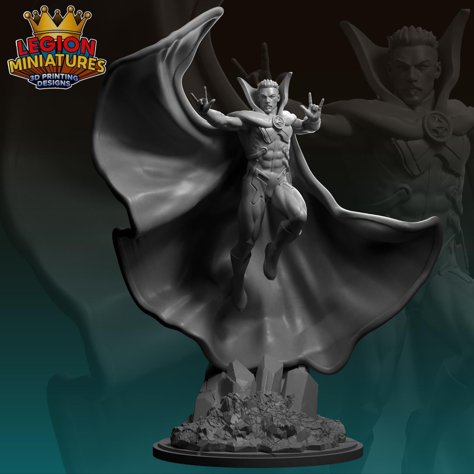 Doctor Strange - Fan Art 40mm Miniature (Sculpted by Legion Miniatures) (Crisis Protocol Proxy/Alternative)