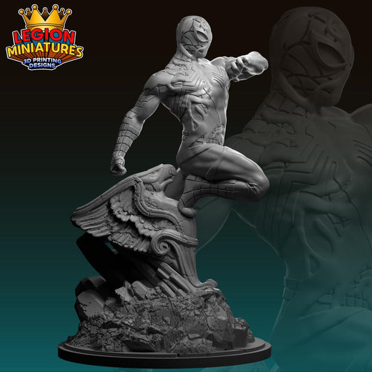 Spiderman Symbiote - Fan Art 40mm Miniature (Sculpted by Legion Miniatures) (Crisis Protocol Proxy/Alternative)