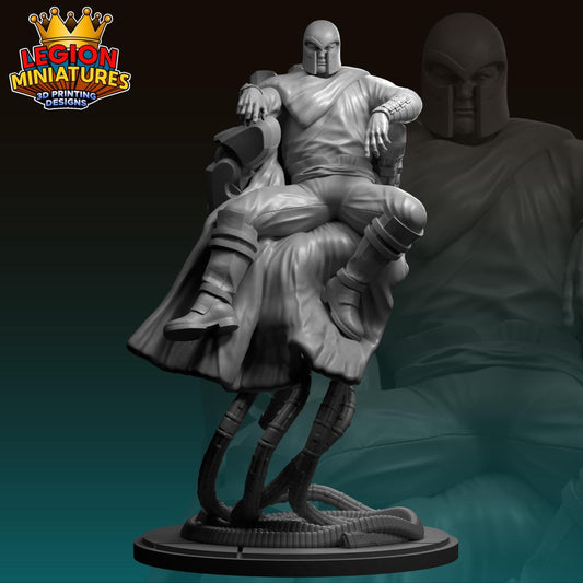 Ultimate Magneto - Fan Art 40mm Miniature (Sculpted by Legion Miniatures) (Crisis Protocol Proxy/Alternative)