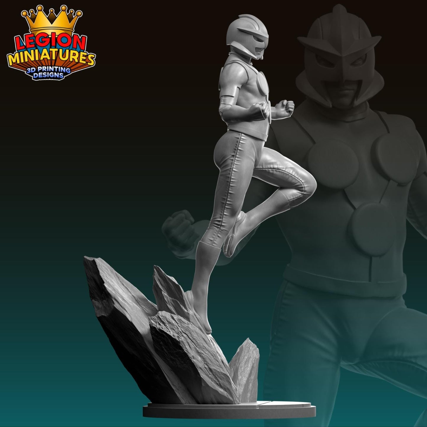 Nova - Fan Art 40mm Miniature (Sculpted by Legion Miniatures) (Crisis Protocol Proxy/Alternative)