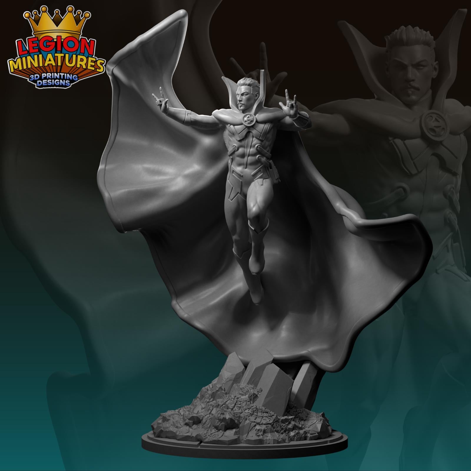 Doctor Strange - Fan Art 40mm Miniature (Sculpted by Legion Miniatures) (Crisis Protocol Proxy/Alternative)