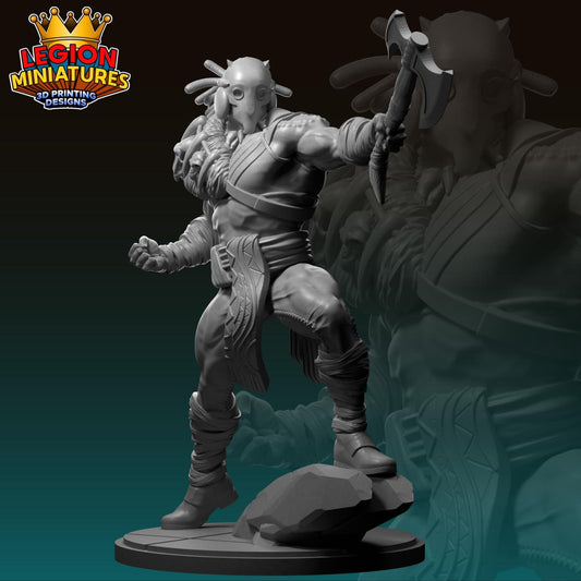 Killmonger - Fan Art 40mm Miniature (Sculpted by Legion Miniatures) (Crisis Protocol Proxy/Alternative)