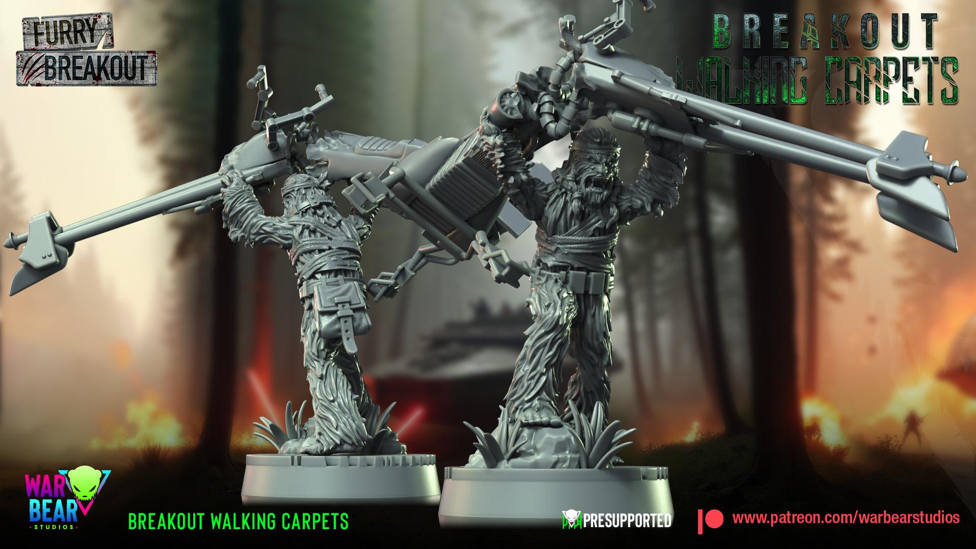 Breakout Walking Carpets (Sculpted by War Bear Studios)