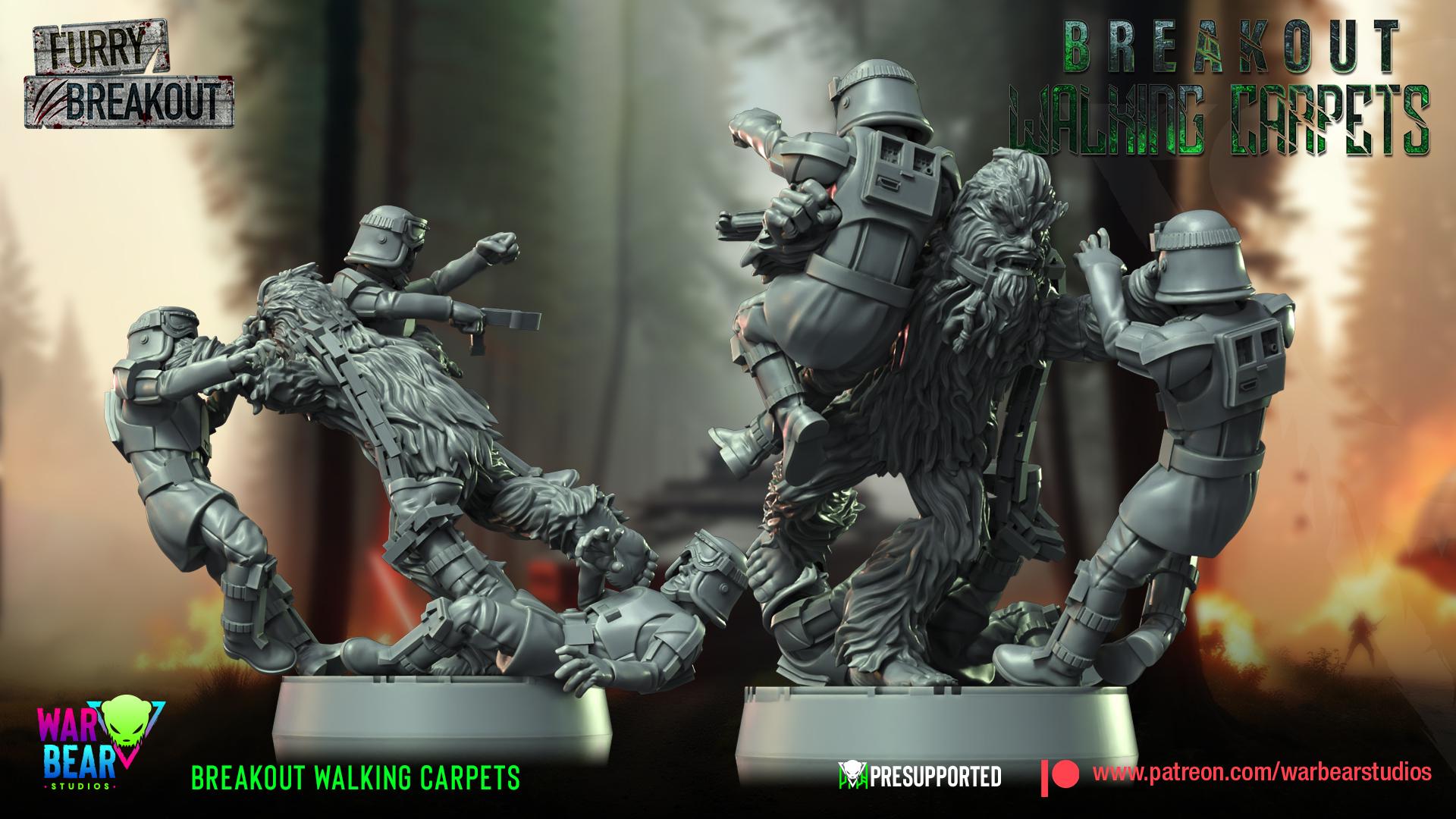 Breakout Walking Carpets (Sculpted by War Bear Studios)