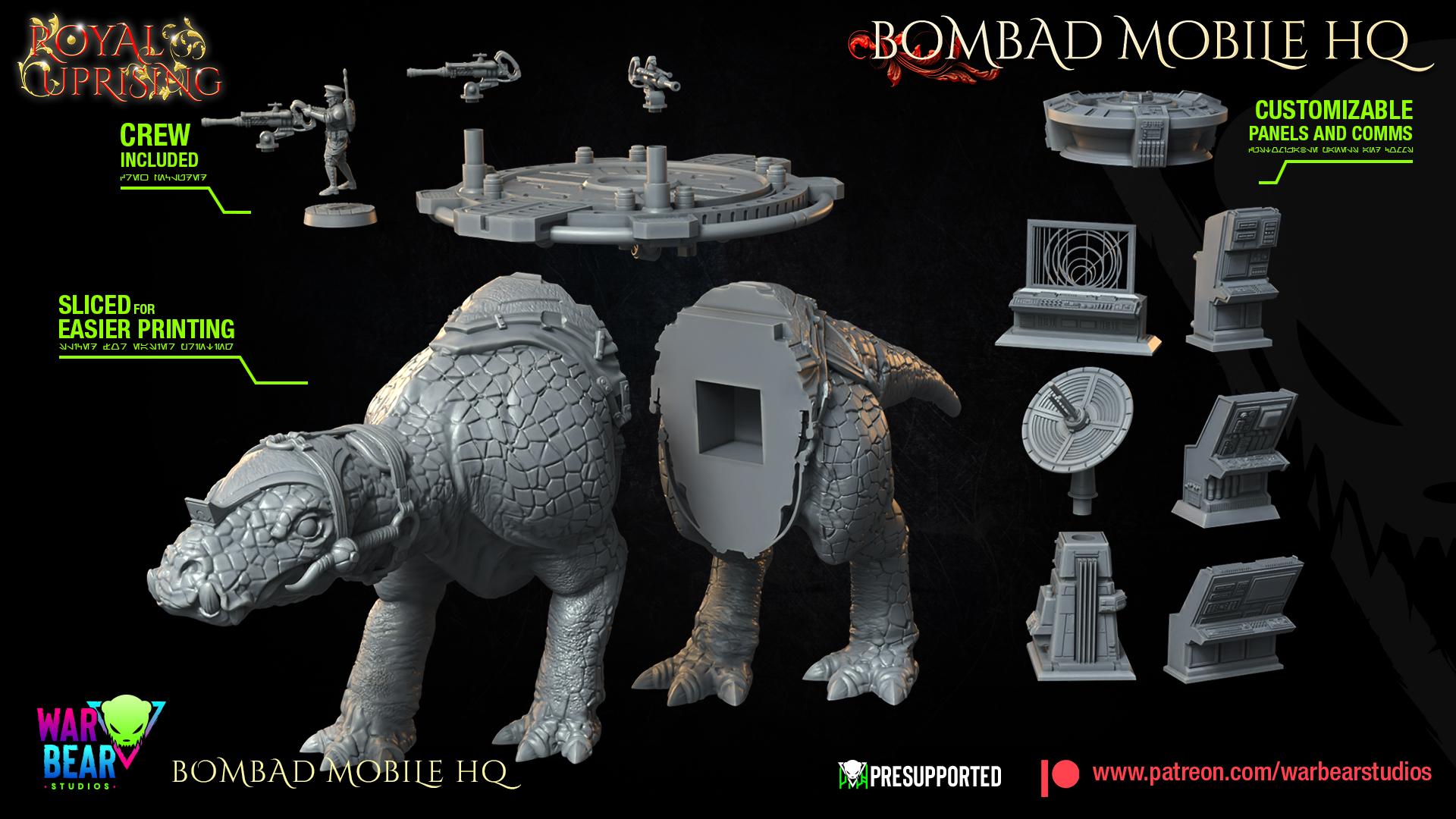 Bombad Mobile HQ (Sculpted by War Bear Studios)