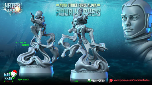 Aqua Senator - Aqua Strike Force Alpha (Sculpted by War Bear Studios)