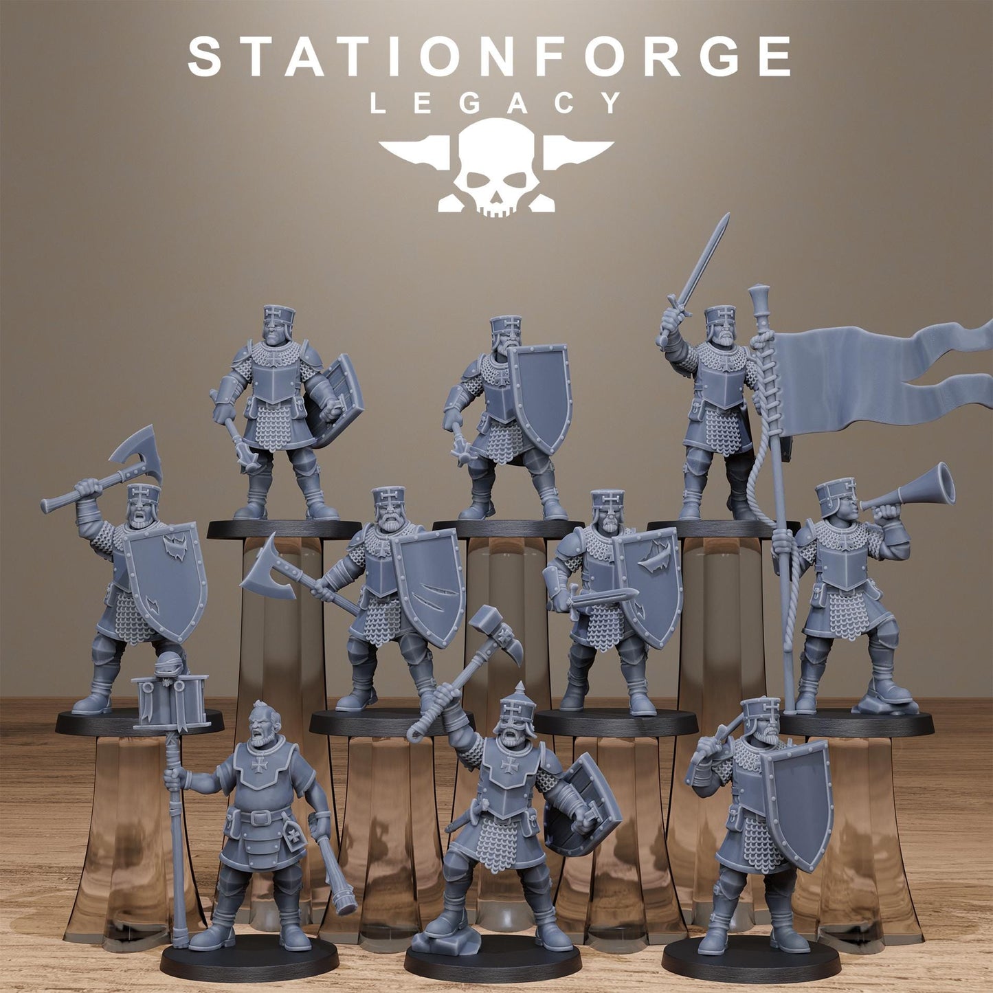 Thorncrest Infantry - set of 10 (sculpted by Stationforge Legacy)