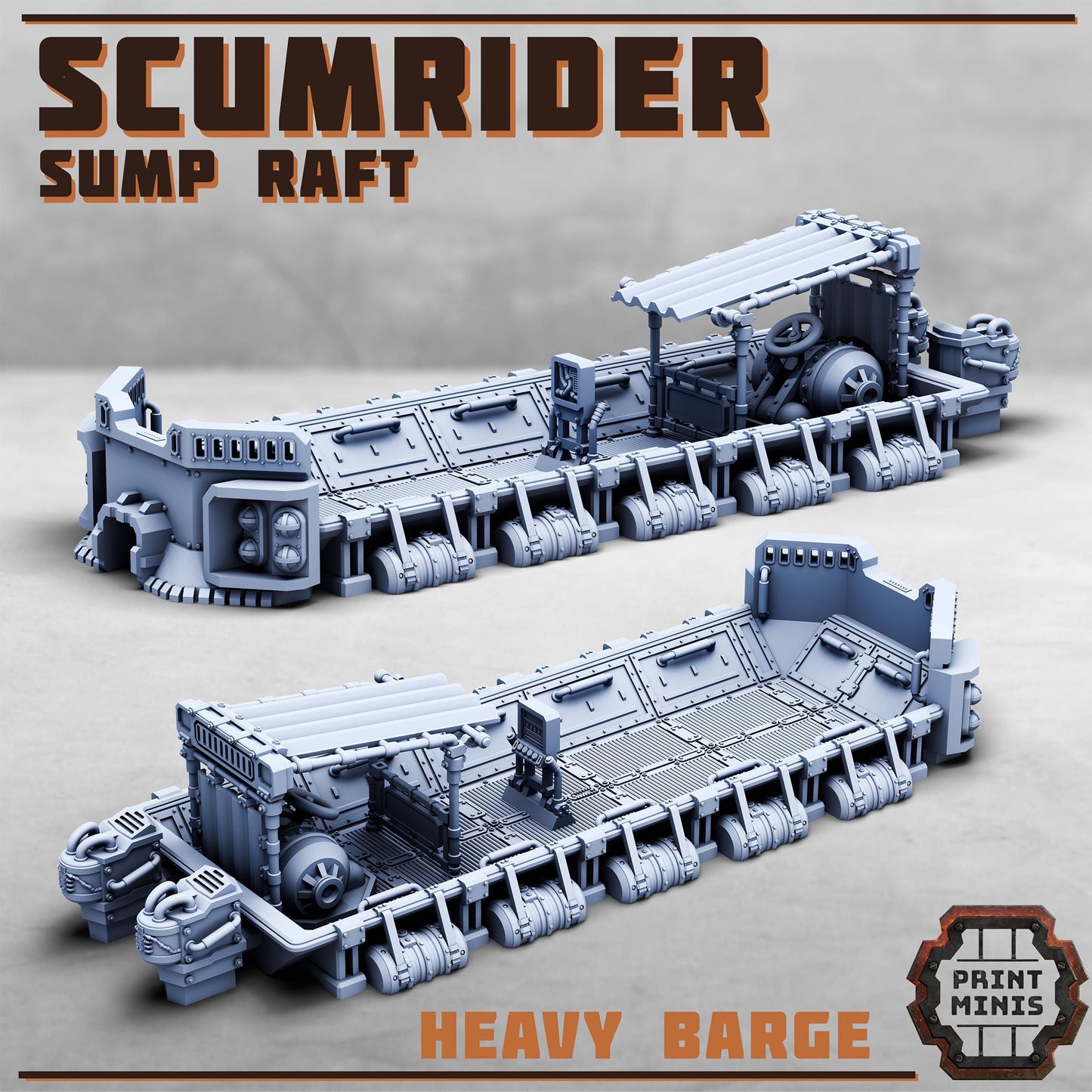 Scumrider Sump Raft (by Print Minis)