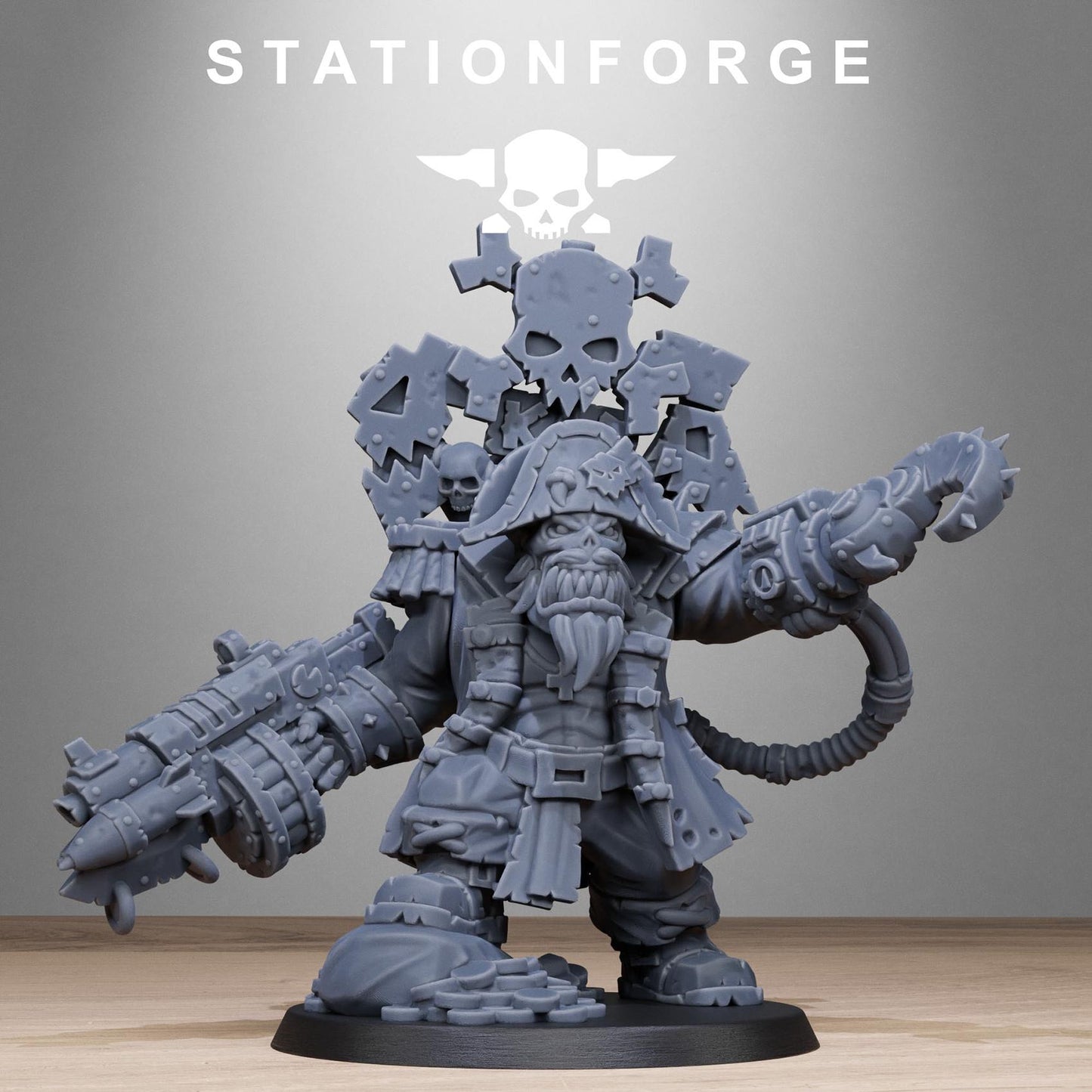 Orkaz Pirate (sculpted by Stationforge)