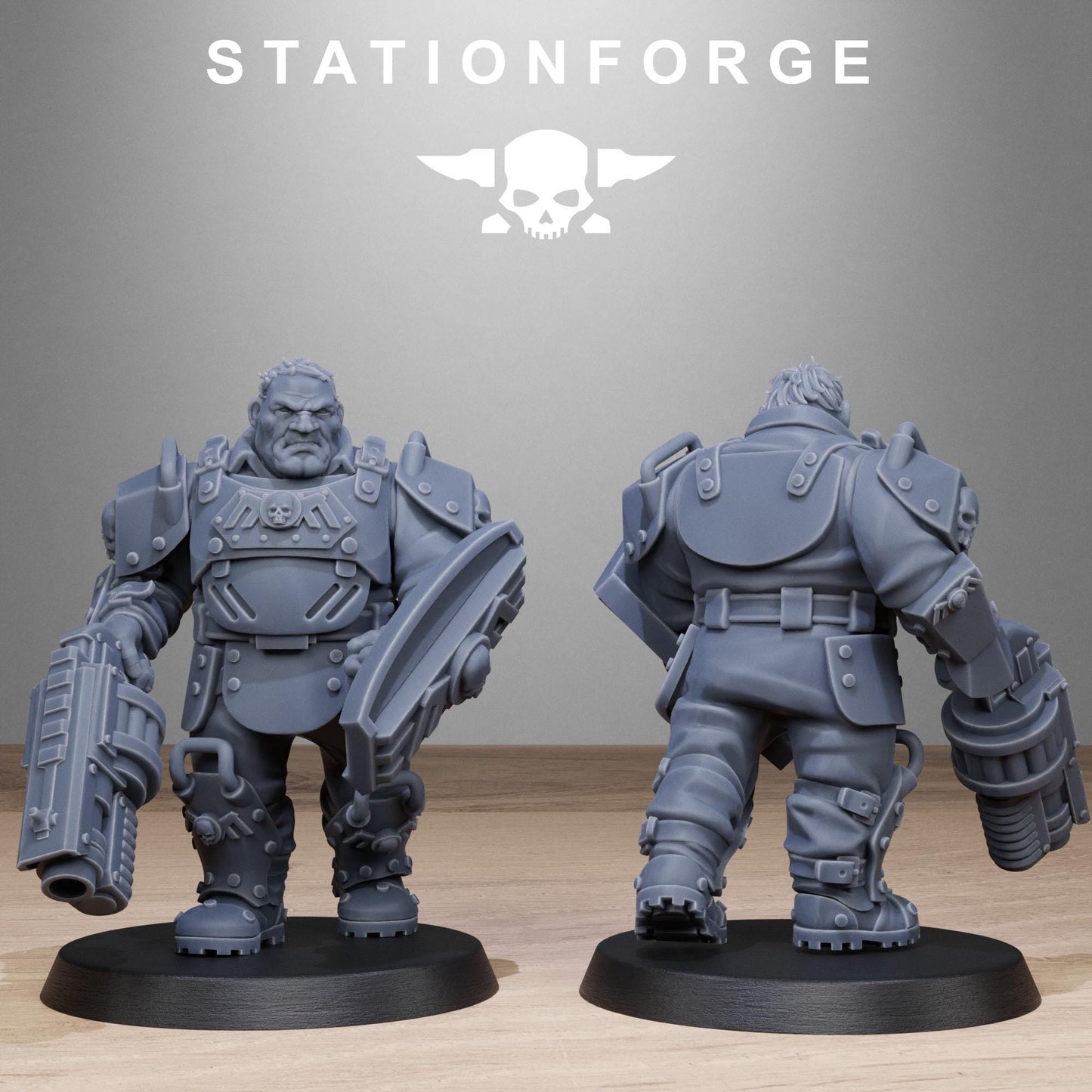 Grim Guard Armoured Mutants - set of 10 (sculpted by Stationforge)